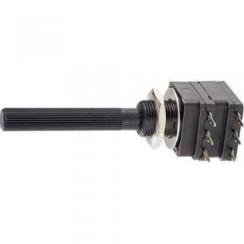 Potenziometro Rotativo Stereo 220 kΩ 0.1 W Piher PC16DH-10IP06204B2020MTA
