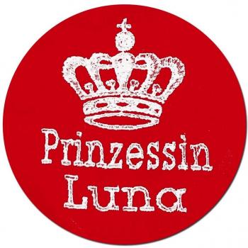 Prinzessinnen-Krone‑Halstuch Rot 65 cm