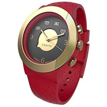 Cogito cW3. 1–006–01 montre intelligente rouge/or/Silicone Rouge