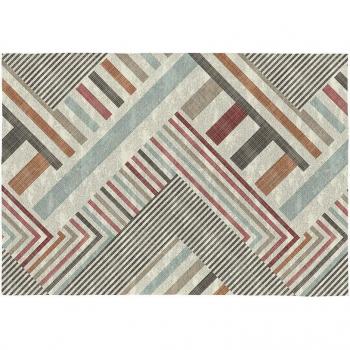 Tapis Naf Naf 160x230 cm en fibres naturelles multicolores