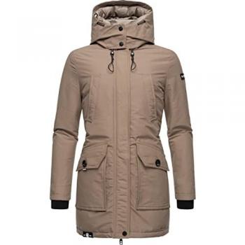 Navahoo Winterjacke Blizzardstorm Warm gefütterter Wintermantel mit Kapuze