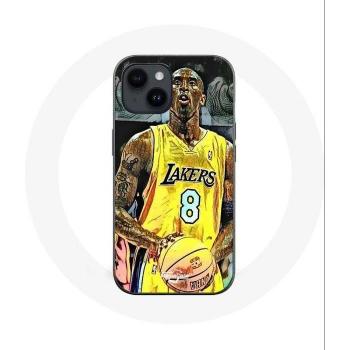 Kobe Bryant Lakers 8 Black Phone Case for iPhone 14 (Maniacase)