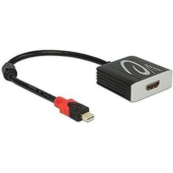 Delock Adapter mini DisplayPort 1.2 Stecker > HDMI Buchse 4K 60 Hz Aktiv (62735)