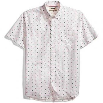 Chemise imprimée d'ancre à manches courtes Goodthreads, Blanc, XX-Large