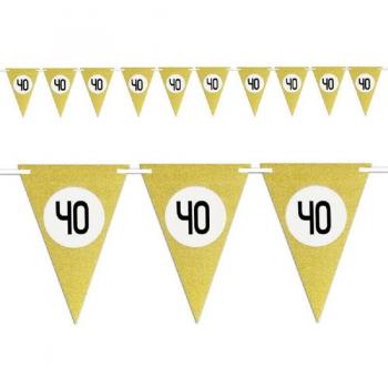 Bandera Gold 40 Aniversario Traesio