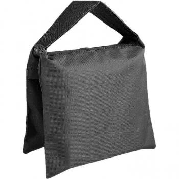 Sac de sable noir avec fermeture éclair pour studio