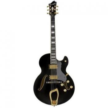 Hagstrom HJ500 – Schwarzes Glanzfinish (30‑Stunden Laufzeit)