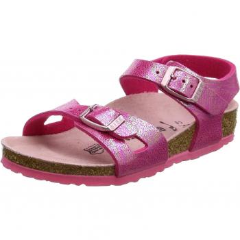 Birkenstock Rio, Sandali Bambina, 24 EU, Rosa