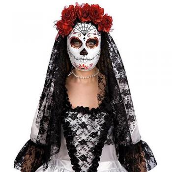Elegante Rosen-Maske für Erwachsene – Carnival Toys 00173