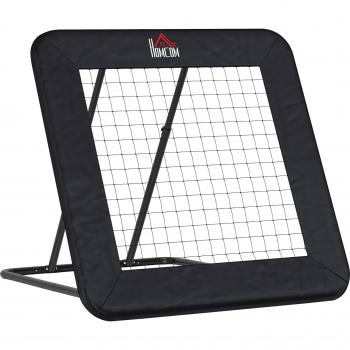 HOMCOM Rebounder Esterno Pieghevole – 128x118x108 cm, Nero