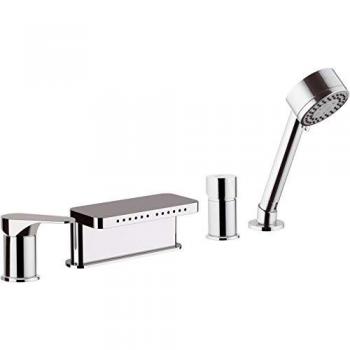 Miscelatore Bordo Vasca Class Line – Bocca Multigetto, Doccetta & Deviatore (Cod. 75860)