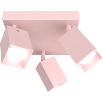 LUMICOM Brinck Q Plafón X3 con 3x GU10 Rosado