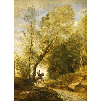 Jean‑Baptiste‑Camille Corot – 300‑Teile Puzzle: Wald von Coubron (1872)