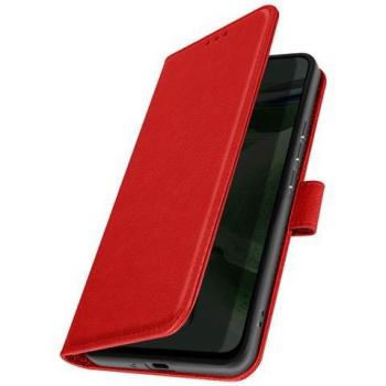 Funda roja con tarjetero y soporte de vídeo para Samsung Galaxy S7 Edge