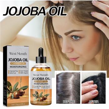 Huile de jojoba froide, nourrissante pour peau
