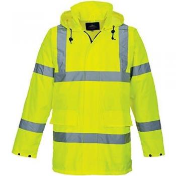 Oxford Weave 150D Class 3 Lite Hi Vis Traffic Jacket, Large, Yellow