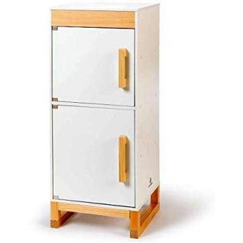 Réfrigérateur en bois Ficus pour enfant blanc/naturel