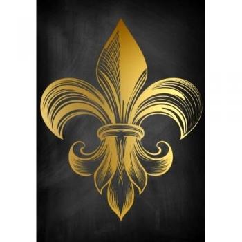 Golden Fleur De Lis Notebook