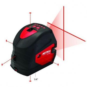 Laser de niveau à croix et 5 points rouges – Metrica 61360