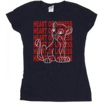 T-shirt M blanc Disney Le Roi Lion Cœur de Lionne pour Femme