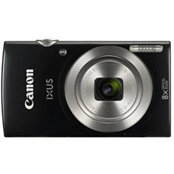 Canon IXUS 185 Black with Telephoto Lens