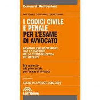 Codici civile e penale 2023 per l'esame di avvocato