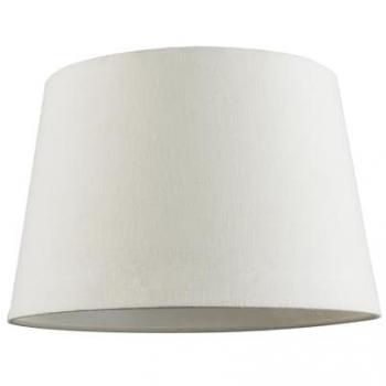 Sleek Linen Drum Lampshade, Off‑White, Cotton Inner Layer