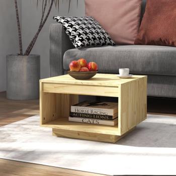 Coffee Table 50x50x33.5 cm vidaXL Solid Pinewood