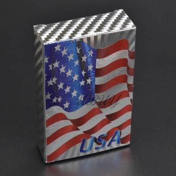 Plastic American Flag Playing Cards