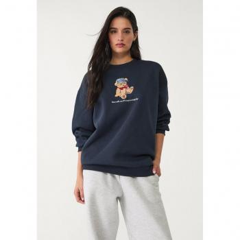 Stradivarius Felpa Orodiario Orso Azzurro XS