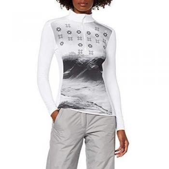 Sweat à col haut « CMP Glace‑Sérénité » – Femme, 39L2666 A001, Bianco, 46