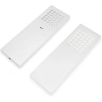 LED Küchenleuchte, silber-grau, warmweiß, integrierter Sensor, 2er SET