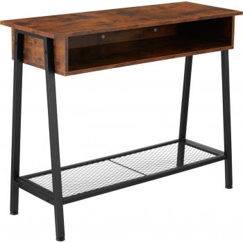 Mesa de consola Tralee 100x35x80,5cm con repisa