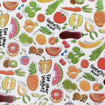 Nappe Fantasy Fruits en PVC 140 cm x 20 mètres