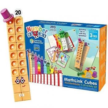 Learning Resources Mathlink Numberblocks 11-20 Activity Set