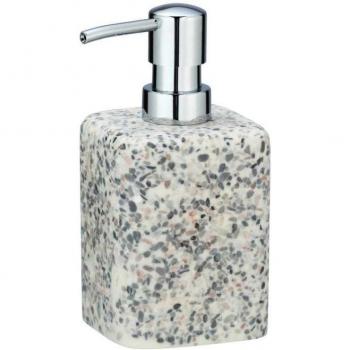 WENKO Terrazzo Seifenspender 240 ml aus Polyresin