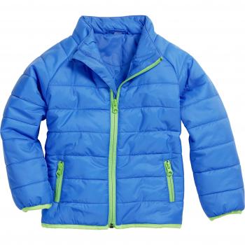 Playshoes Uni-Fleece-Steppjacke Kinder, Unisex, Blau, Größe 7, Artikelnummer 430681