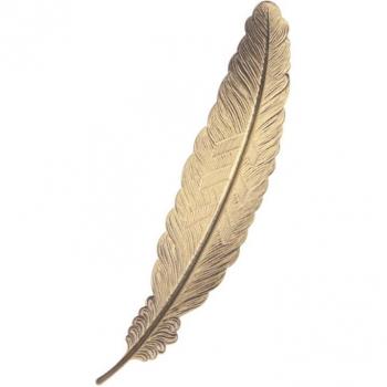 Marcapáginas Clásico en Forma de Pluma