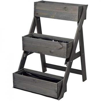 Three-Step Ladder for Planting with Film