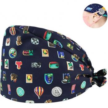100% Cotton Patterned Working Hat