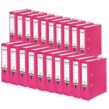 Dossier PP A4, épaisseur 80 mm, 20 pièces, rose