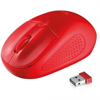 Trust Mouse Ottico Wireless, Rosso