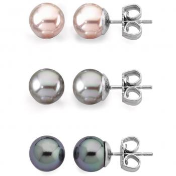 Pendientes Mujer 8 mm Lyra Plata
