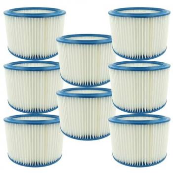 Vhbw 8x Filter Elements for Makita P-70225 Vacuum Cleaner