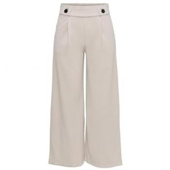 Geggo JDY Pantaloni Culotte Beige Wide Leg