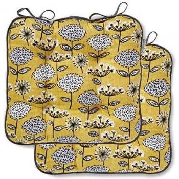 Cooksmart Set of 2 Seat Pads Retro Meadow