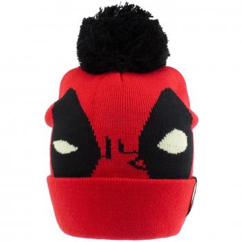 Red Deadpool Fleece Beanie – All Sizes Included