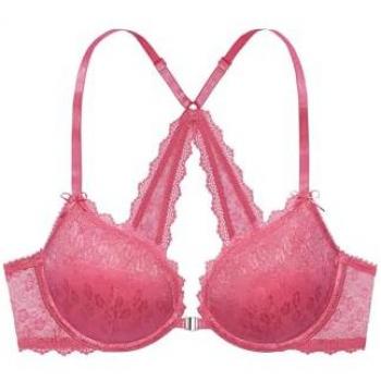 Vivance Push-up-BH, feminine Spitze, pink, Gr. 80AA