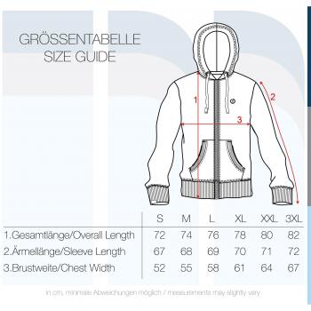 !Solid BennZip Herren Fleece-Hoodie, Größe:M, Farbe:Med Grey