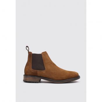 Botín Plano de Cuero para Hombre Camel LIMMA POAR 44